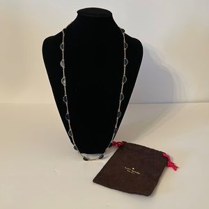 Kate spade Navy Blue Enamel Necklace